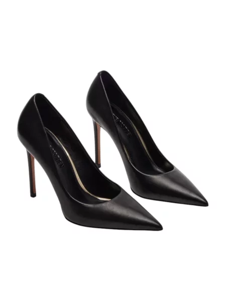 Czółenka Steve Madden skórzana czarna