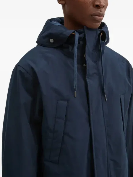 Geacă parka Timberland cu glugă albastru