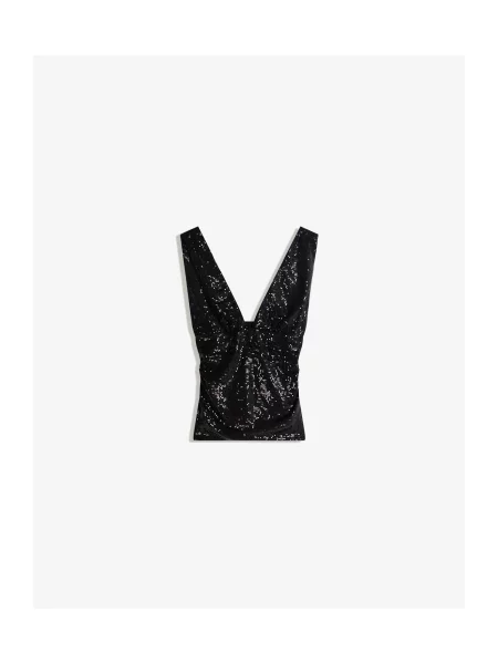 Bershka Top negru