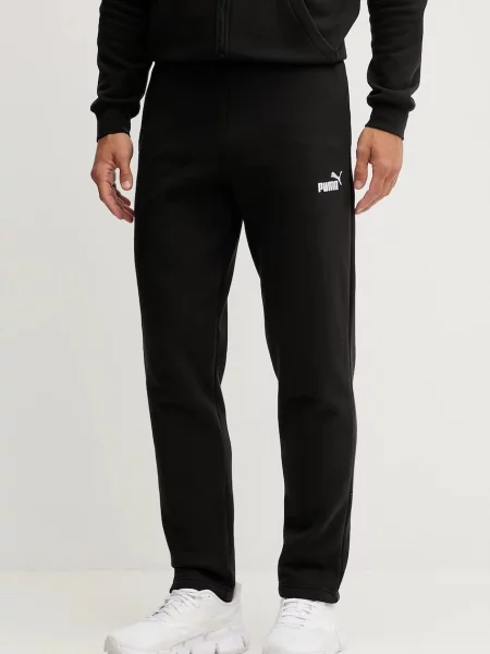Puma pantaloni de trening uni negru
