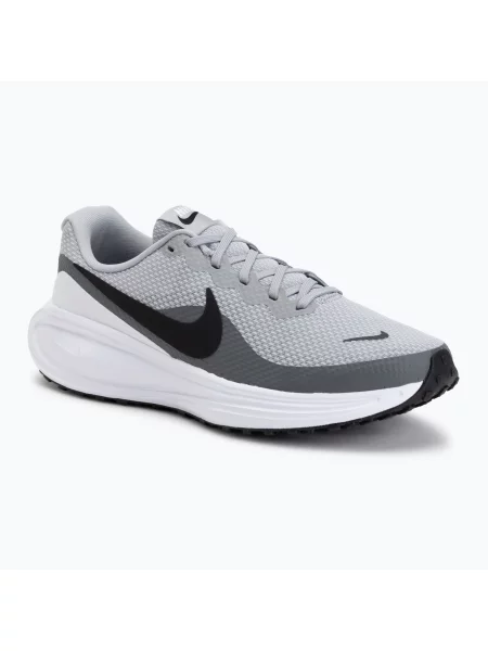 Мъжки обувки за бягане Nike Revolution 8 light smoke grey/smoke grey/white/black бяло