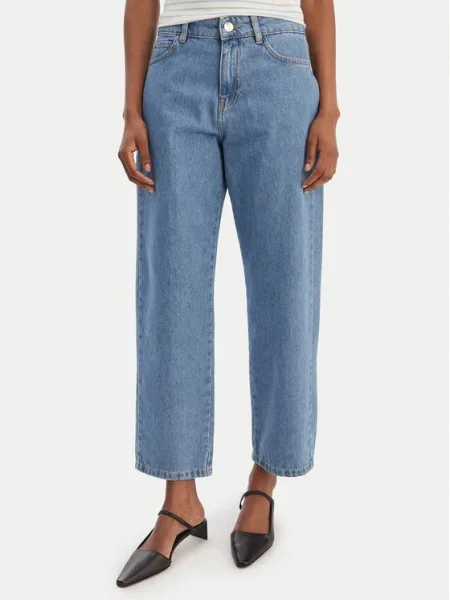 Marella Blugi Agitare Mom Fit albastru