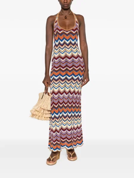 Rochie maxi Faithfull The Brand portocaliu