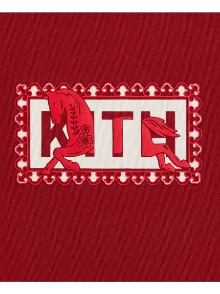 Графичен тениска Kith червено