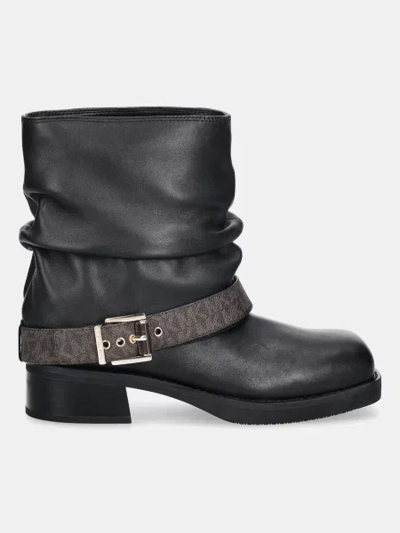 Кожаные ботинки Michael Michael Kors черные