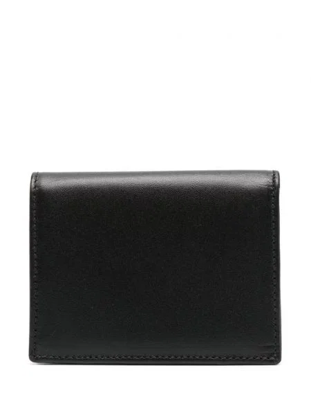 Iš natūralios odos piniginė Comme Des Garçons Wallet juoda