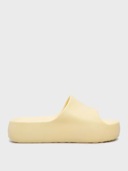 Шлепанцы Tommy Jeans чанки желтые