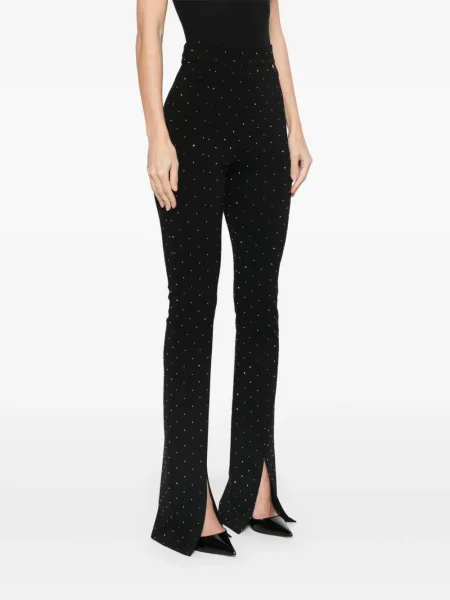 Pantaloni Nissa de cristal negru