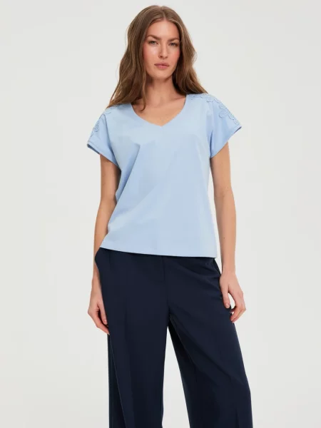 Tricou Marisse albastru