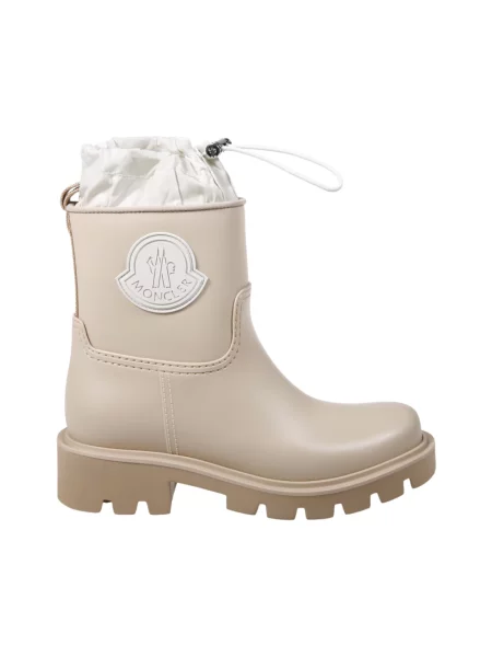Botki Moncler beżowe