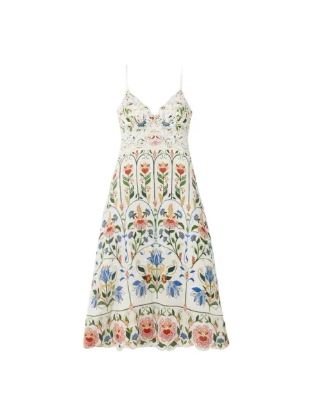 Lniana sukienka midi Farm Rio