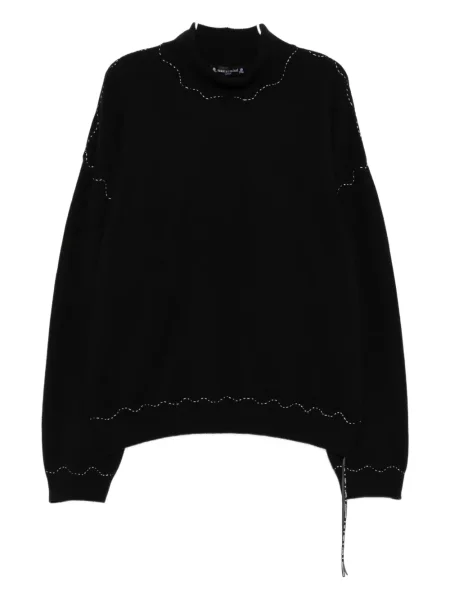 Пуловер Mastermind Japan с автограф черно