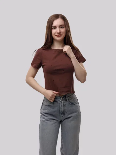 Футболка Lumo коричневая