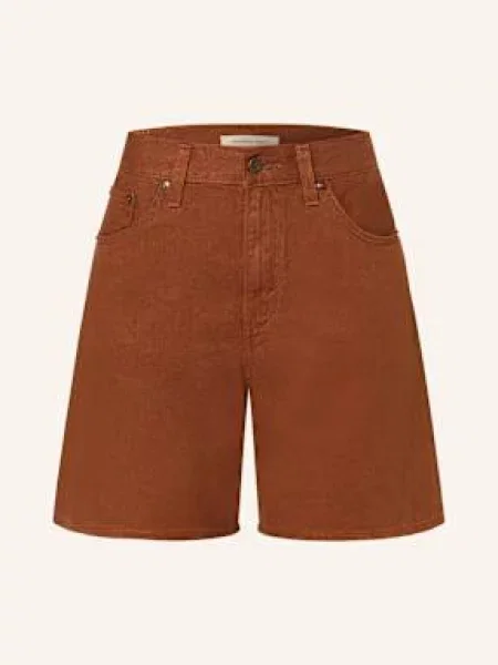 Levi's® Szorty Jeansowe High Baggy Z Lnem braun brązowe