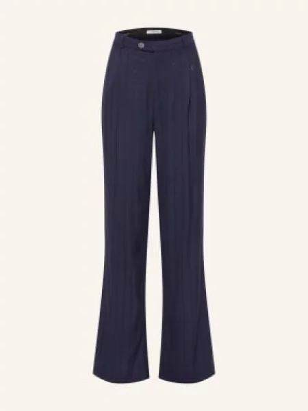 Sandro Spodnie Z Cekinami blau granatowe
