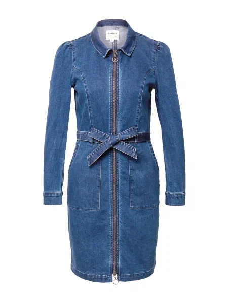 ONLY Dolga srajca moder denim