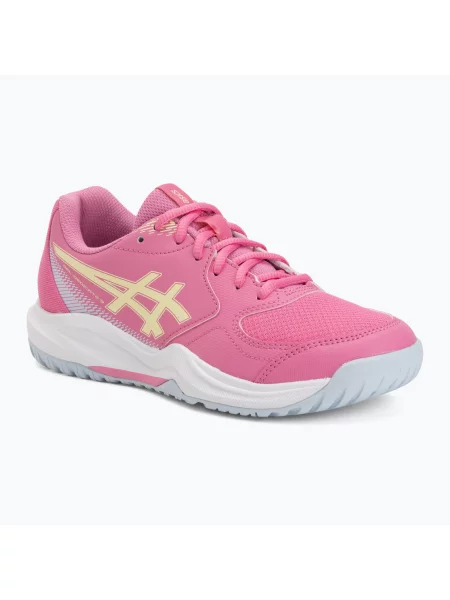 Gyerek teniszcipő ASICS Gel-Dedicate 9 GS dragon fruit/soft yellow. Méret: 38 EU sárga