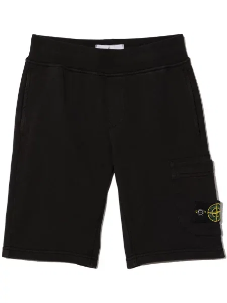 Szorty dziecięce Stone Island czarne