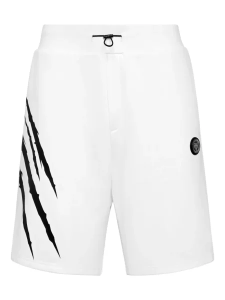 Pantaloni scurți Plein Sport alb