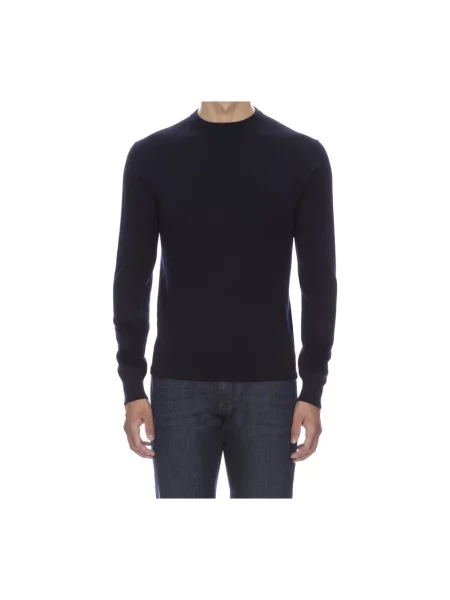 Sweter Armani Exchange wełniany niebieski