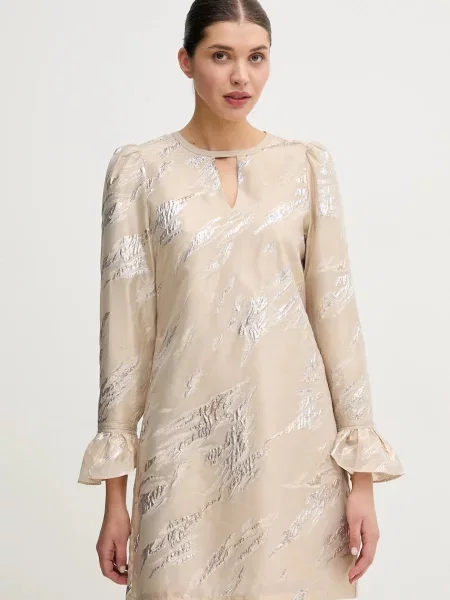 Bruuns Bazaar rochie mini drept bej
