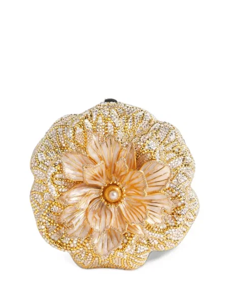Geantă plic Judith Leiber cu model floral