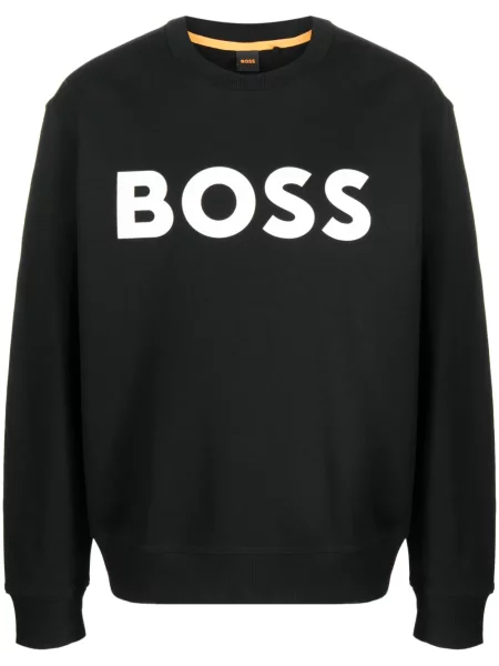 Φούτερ Boss με σχέδιο μαύρο