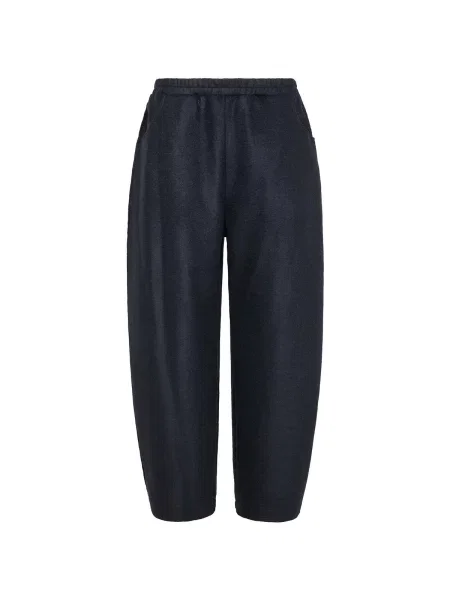 Pantaloni Deha de lână albastru