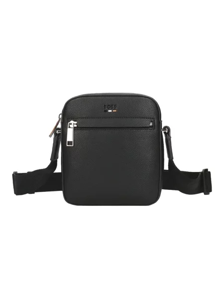 Hugo Boss Torebki Mężczyzna ONE SIZE Skóra Modern Reporter Bag Ray_NS Zip czarny