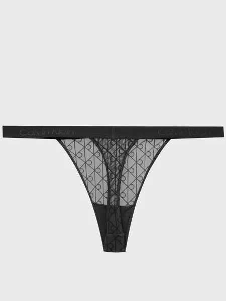Стринги Calvin Klein черные