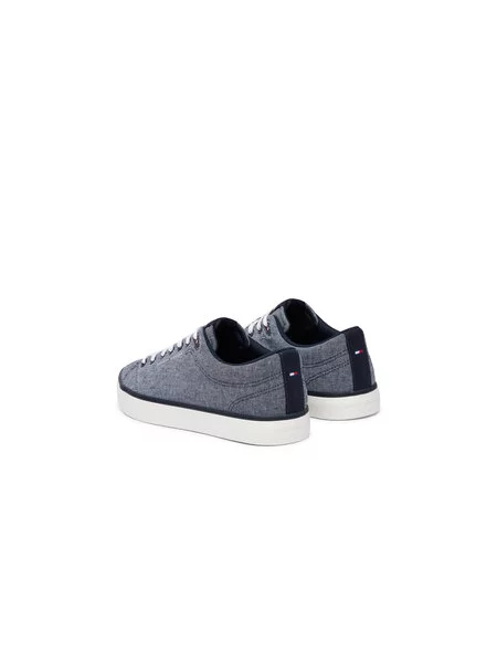 Tommy Hilfiger Tenisice Th Hi Vulc Core Low Chambray plava