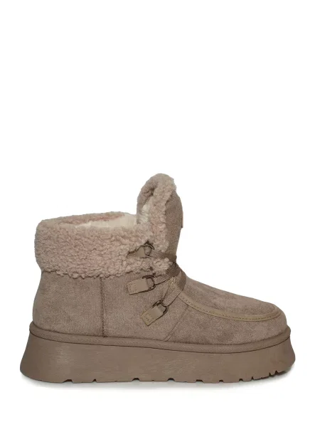 Замшевые сапоги Navigator бежевые