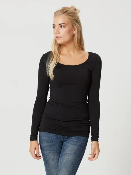 VERO MODA Tricou negru