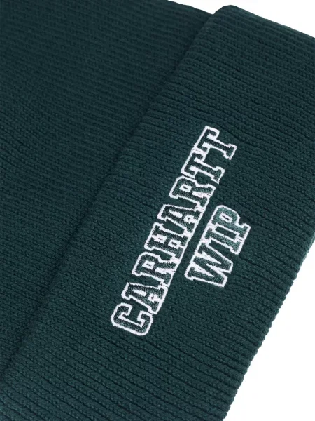 Căciulă Carhartt Wip cu broderie verde