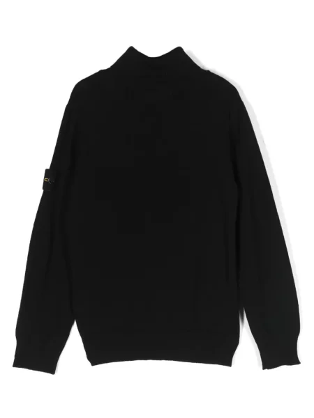 Sweter dziecięcy Stone Island czarny