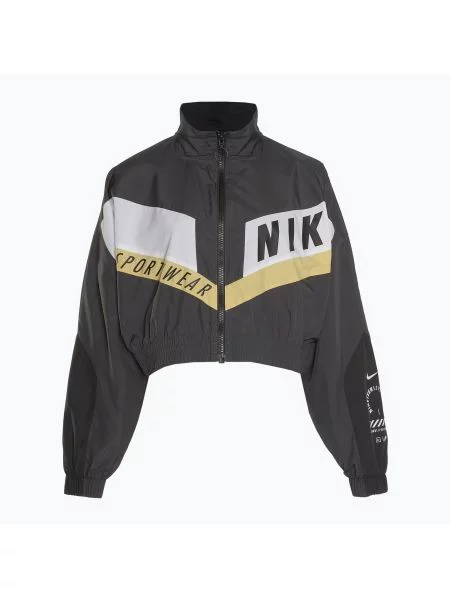 Kurtka Nike Sportswear Woven dark smoke grey/black czarna
