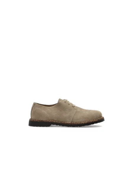 Półbuty Birkenstock skórzane beżowe
