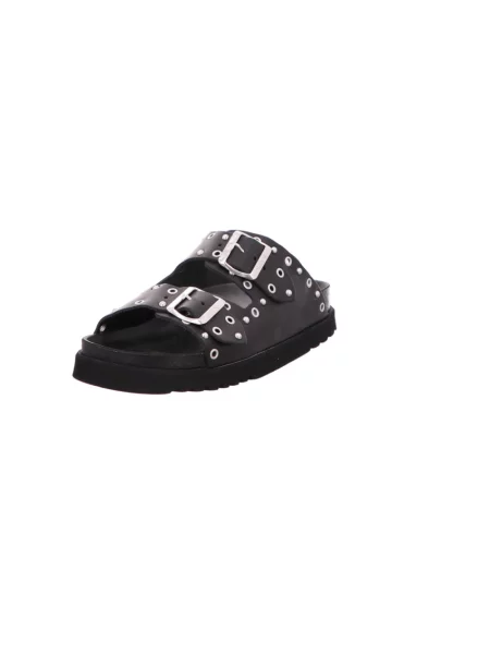 Klapki Scholl Beatriz Ring Leather czarne