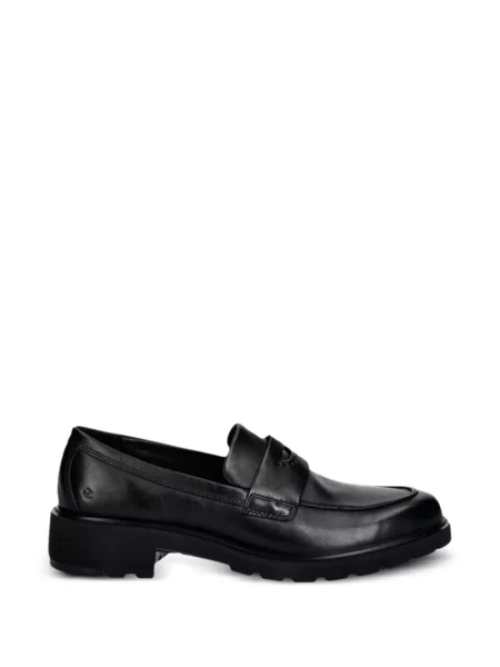 Pantofi loafer Ecco cu bretele negru