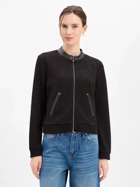 More & More bluza dresowa Kobiety Sztuczne włókno jednolity 34 czarny