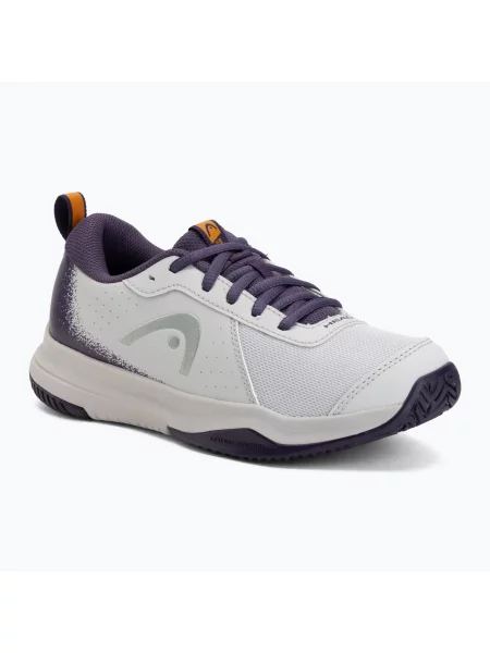 Gyerek teniszcipő HEAD Sprint Court light grey/purple. Méret: 39 EU szürke