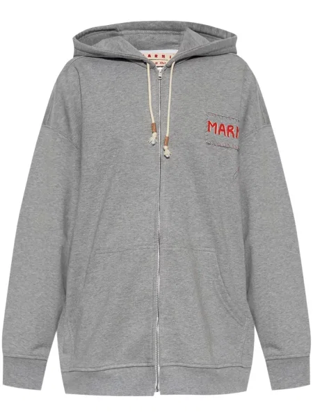 Hanorac cu glugă Marni gri