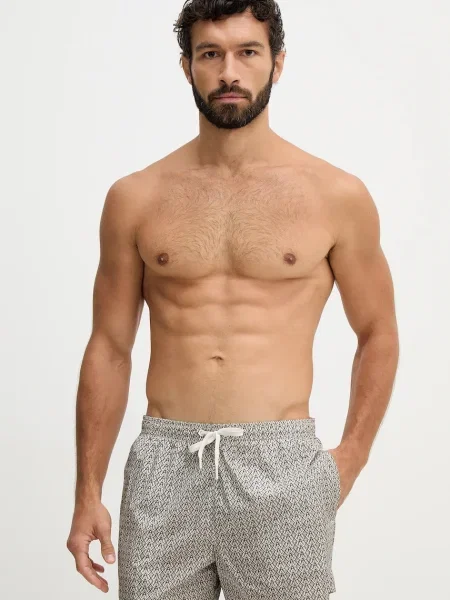 ARMANI EXCHANGE Șorturi de baie crem negru