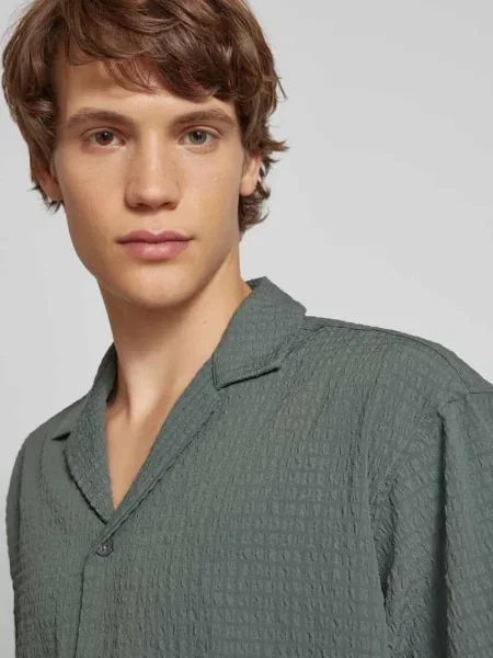Koszula casualowa z listwą guzikową model ‘PABLO’ Jack & Jones