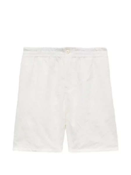 Pantaloni scurți Kenzo cu dungi de tigru alb