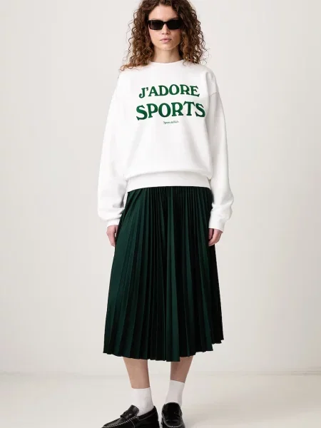 Sporty & Rich Jadore μπλούζα Γυναικεία λευκό