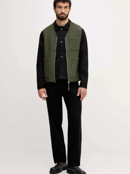 Безрукавка з додаванням вовни United Colors of Benetton демісезонна зелений