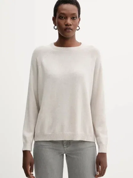 Marella pulover de cașmir light bej