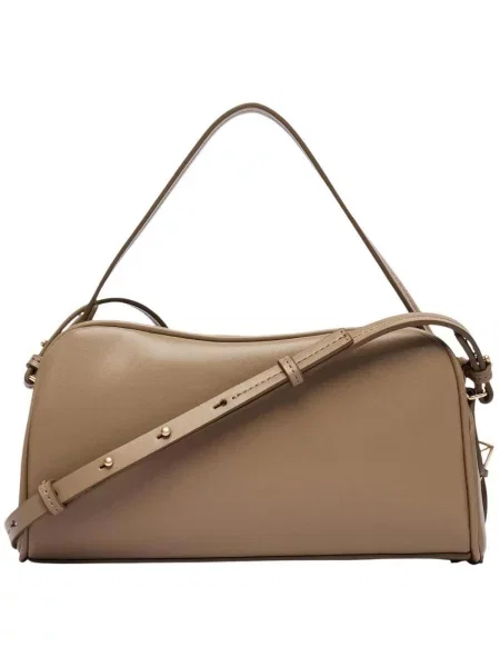 Calvin Klein Táska Emblem Trio Top Handle Camera Ba Bézs barna