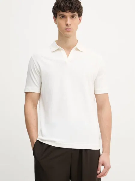 Tricou polo Marc O'polo bej